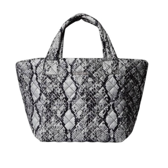 MZ Wallace Handbags - MZ Wallace Small Metro Quilted Nylon Snake Dual Handle Tote Bag